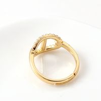 New Women's Hand Jewelry Geometric Pig Nose Creative Copper Tail Ring main image 4