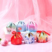 Tie Rope Candy Wedding Gift Box Jewelry Packaging Carton main image 4