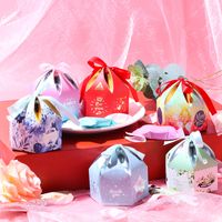 Tie Rope Candy Wedding Gift Box Jewelry Packaging Carton main image 5