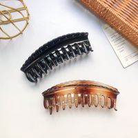 Fashion Simple Plastic Hair Clip Solid Color Hair Accessories main image 1