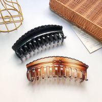 Fashion Simple Plastic Hair Clip Solid Color Hair Accessories main image 3
