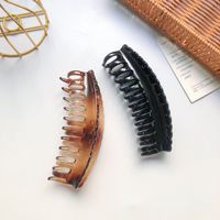 Fashion Simple Plastic Hair Clip Solid Color Hair Accessories main image 4