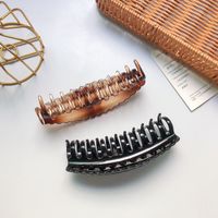 Fashion Simple Plastic Hair Clip Solid Color Hair Accessories main image 5