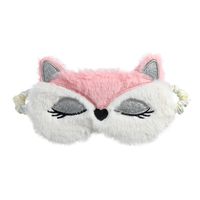 New Children's Plush Cartoon Fox Shape Cute Sleep Eye Mask sku image 1