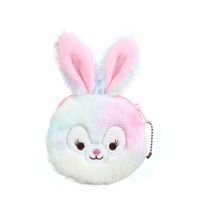 Winter New Plush Coin Purse Cartoon Cute Bunny Children's Bag10.5*10.5cm sku image 3