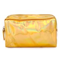 New Square Pu Cosmetic Laser Hand-held Cosmetic Bag 18*10.5cm sku image 3
