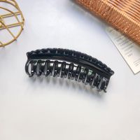Fashion Simple Plastic Hair Clip Solid Color Hair Accessories sku image 1