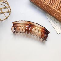 Fashion Simple Plastic Hair Clip Solid Color Hair Accessories sku image 2