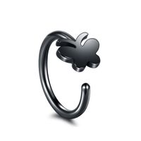 C-shaped Hypoallergenic Stainless Steel Fake Nose Ring Wholesale sku image 5