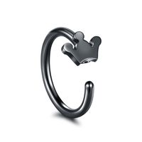 C-shaped Hypoallergenic Stainless Steel Fake Nose Ring Wholesale sku image 11