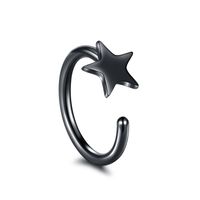 C-shaped Hypoallergenic Stainless Steel Fake Nose Ring Wholesale sku image 14