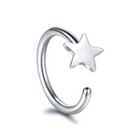 C-shaped Hypoallergenic Stainless Steel Fake Nose Ring Wholesale sku image 4
