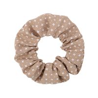 New Plain Color Fabric Hair Scrunchies Simple Printing Hair Ring Wholesale sku image 5