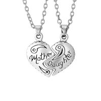 New Heart Stitching Mother's Day Pendant Necklace sku image 1