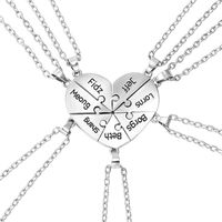 New Heart Letter Tree Stitching Pendant Mother‘s Day Necklace sku image 3