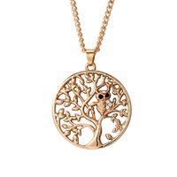 New Heart Letter Tree Stitching Pendant Mother‘s Day Necklace sku image 1