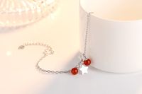 Simple Silver-plated Five-pointed Star Alloy Women's Bracelet main image 5