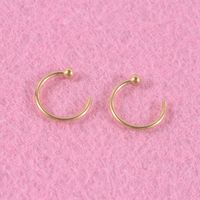 Stainless Steel C Type Nose Studs Body Piercing Jewelry main image 4