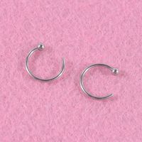 Stainless Steel C Type Nose Studs Body Piercing Jewelry main image 5