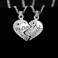 New Heart Stitching Mother's Day Pendant Necklace main image 1