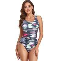 2022 New One-piece Swimsuit Women&#39;s European And American Cross-border Tight-fitting Conservative Gradient Swimsuit Swimsuit 30 main image 5