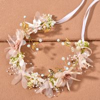 Nouvelle Fleur Papillon Guirlande Mariage Mariée Chapeaux Bandeau main image 2