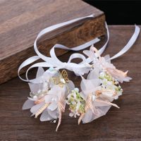 New Flower Butterfly Garland Wedding Bride Headwear Headband main image 6