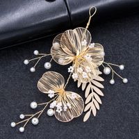Vintage Inlaid Pearl Flower Shaped Wedding Hair Accessories Wholesale main image 5