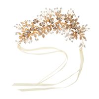 Fashion White Leaf Hairband Bridal Headdress main image 6