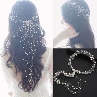 Korean Style Pearl Hand-beaded Hairband Wedding Headwear main image 2