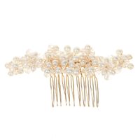 Bridal Accessories Handmade Pearl Crystal Hair Comb Hair Accessories main image 6
