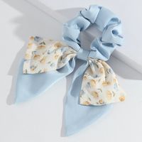 Fashion Printing Ribbon Bow Knot Hair Scrunchies main image 5