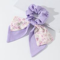 Fashion Printing Ribbon Bow Knot Hair Scrunchies main image 6