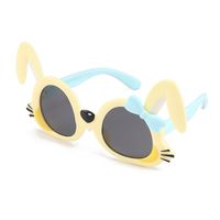Cute Cartoon Rabbit Shaped Polarized Children's Sunglasses sku image 2