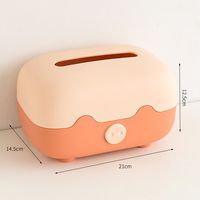 Cute Tissue Box Simple Multifunctional Contrast Color Tissue Box sku image 1