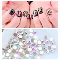 Diy Foret Strass Paquet Coloré Nail Art Fond Plat sku image 2