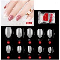 Ongles Pointus À La Mode Ongles Sans Couture Ongles Transparents Simples sku image 12