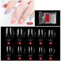 Ongles Pointus À La Mode Ongles Sans Couture Ongles Transparents Simples sku image 13