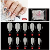 Ongles Pointus À La Mode Ongles Sans Couture Ongles Transparents Simples sku image 11