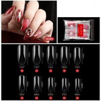 Ongles Pointus À La Mode Ongles Sans Couture Ongles Transparents Simples sku image 17