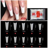Ongles Pointus À La Mode Ongles Sans Couture Ongles Transparents Simples sku image 21