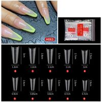 Ongles Pointus À La Mode Ongles Sans Couture Ongles Transparents Simples sku image 20