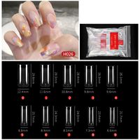Ongles Pointus À La Mode Ongles Sans Couture Ongles Transparents Simples sku image 4
