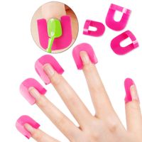 Mode Nagelwerkzeuge Nagellackkleber Anti-überlauf-clips sku image 1