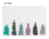 Épaisseur De Décoration D&#39;ongle De Pompon De Couleur De Bijoux Boule En Acier Punk Mélangée sku image 10