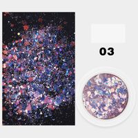 Mixed Glitter Powder Sequins Laser Gradient Flash Color Nail Jewelry sku image 3