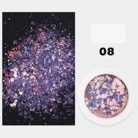 Mixed Glitter Powder Sequins Laser Gradient Flash Color Nail Jewelry sku image 8