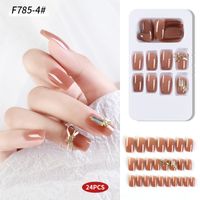 Fashion Simple Repeatedly Wearable Waterproof Nail Patch sku image 11