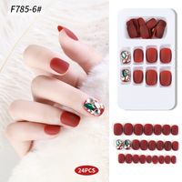 Fashion Simple Repeatedly Wearable Waterproof Nail Patch sku image 12