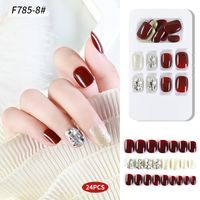Fashion Simple Repeatedly Wearable Waterproof Nail Patch sku image 16